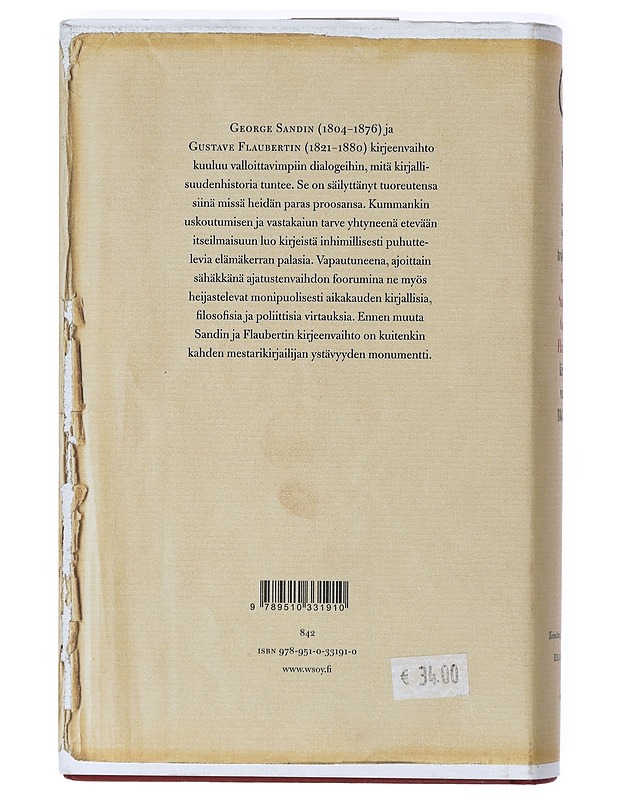 Rakas vanha trubaduuri : George Sandin ja Gustave Flaubertin kirjeenvaihtoa vuosilta 1863-1876 - Sand, George - Elämäkerrat ja muistelmat - 10105408456 - 1
