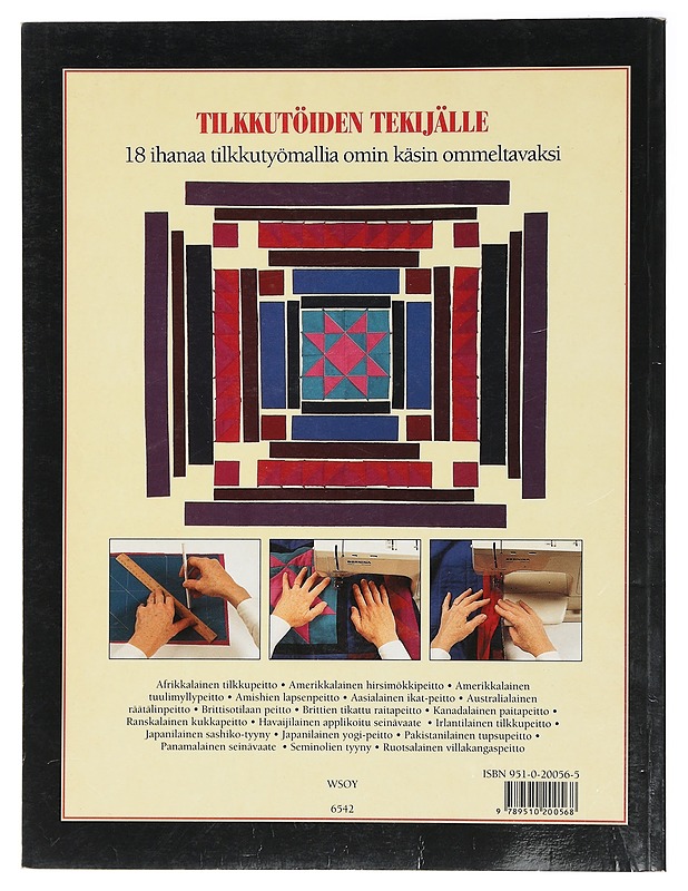 Tilkkujen taika : perinteisiä tilkkutöitä, vanutikkauksia ja applikaatiomalleja maailmalta - Innes, Miranda - Tietokirjat ja oppaat - 10105408467 - 1