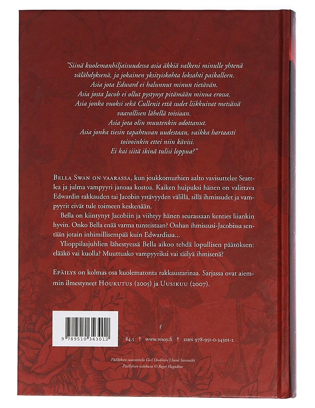 Epäilys - Meyer, Stephenie - Jännitys ja dekkarit - 10105408471 - 1