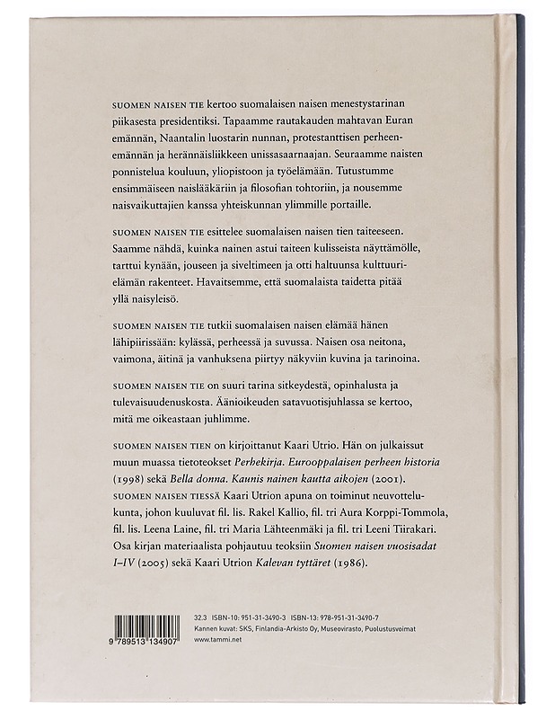 Suomen naisen tie - Kaari Utrio - Historiakirjat - 10105408483 - 1