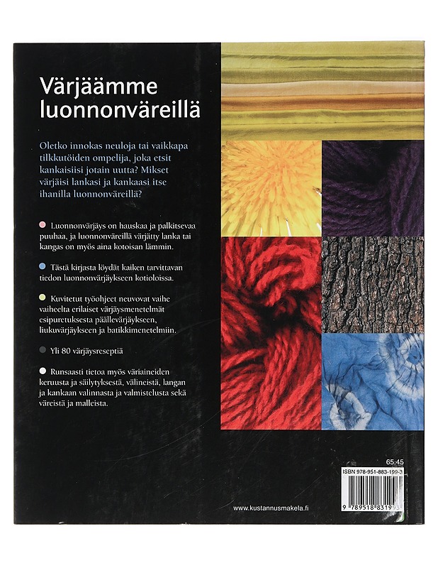 Värjäämme luonnonväreillä - Lambert, Eva - Tietokirjat ja oppaat - 10105408523 - 1