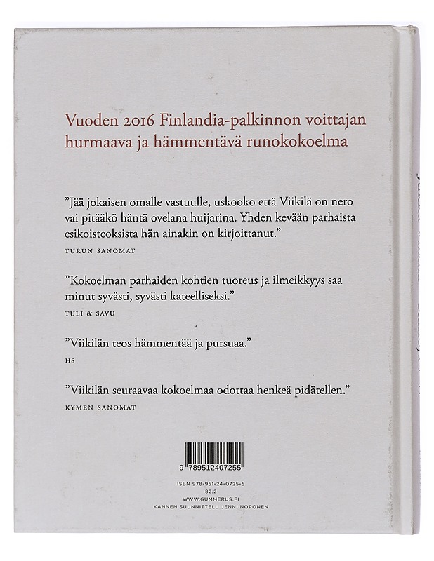 Runoja. I-II - Jukka Viikilä - Runot ja näytelmät - 10105408525 - 1