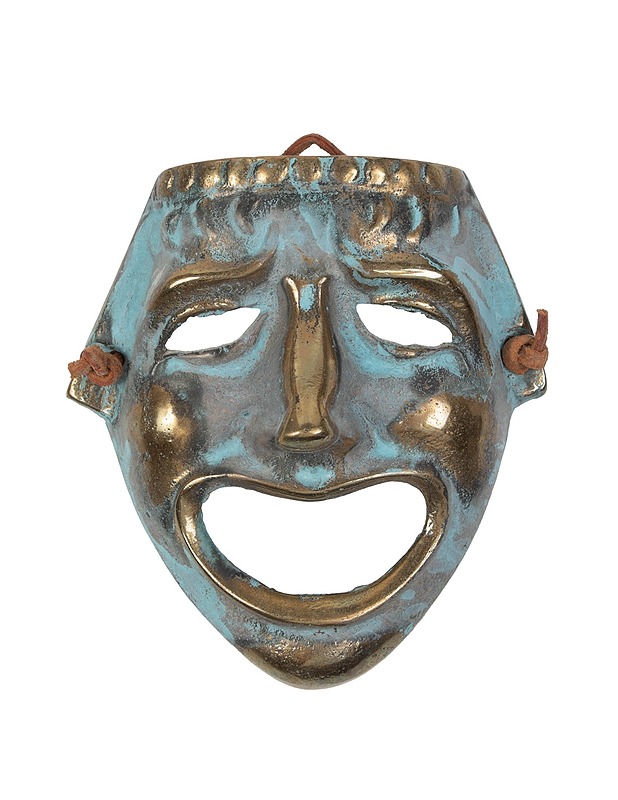 Messinkinen teatterinaamio seinäkoriste - Koriste-esineet - 10105408608 - 0