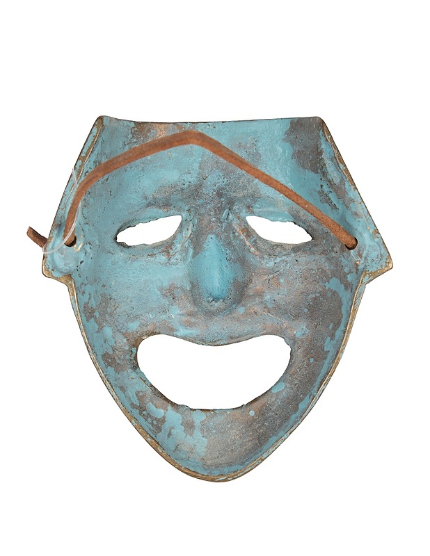 Messinkinen teatterinaamio seinäkoriste - Koriste-esineet - 10105408608 - 1