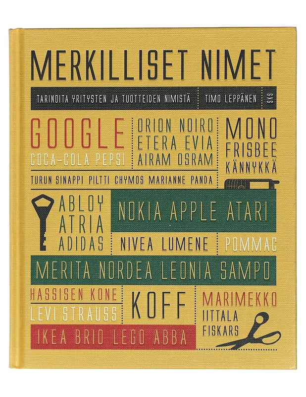 Merkilliset nimet : tarinoita yritysten ja tuotteiden nimistä - Timo Leppänen - Tietokirjat ja oppaat - 10105408633 - 0