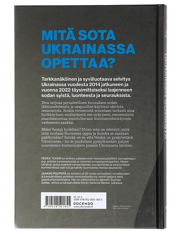 Pekka Toveri Ukrainan sodasta - Toveri, Pekka - Tietokirjat ja oppaat - 10105408637 - 1