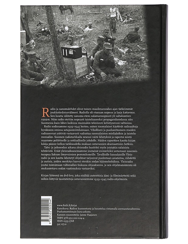 Radio sodissamme 1939-1945 - Lasse Vihonen - Historiakirjat - 10105408640 - 1