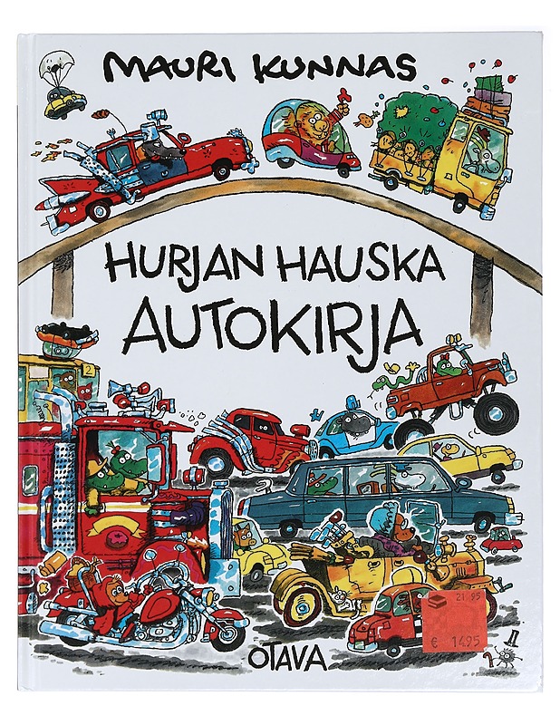 Hurjan hauska autokirja - Kunnas, Mauri - Lastenkirjat - 10105408699 - 0