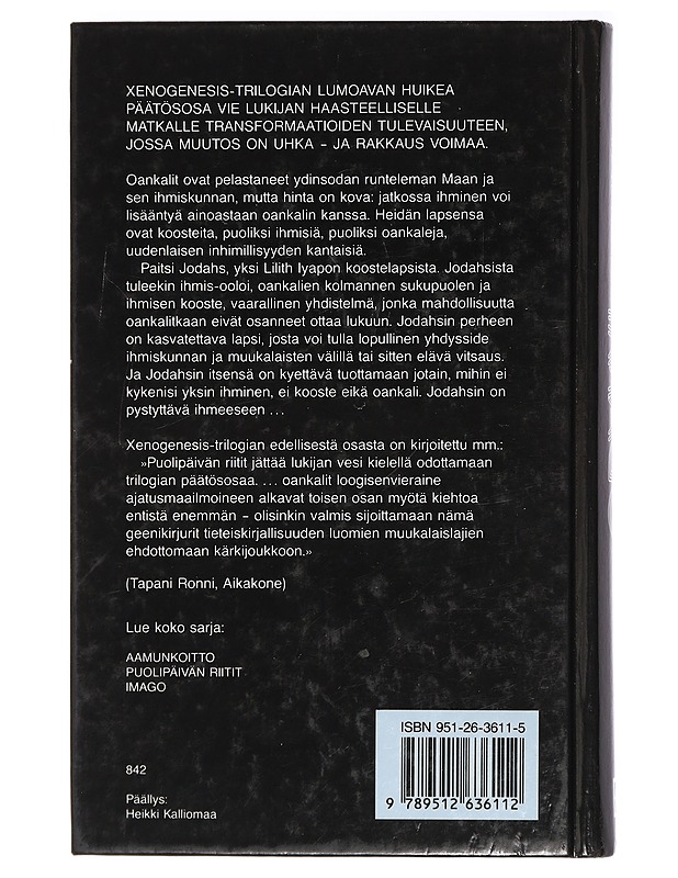 Imago - Butler, Octavia E. - Fantasia- ja scifi - 10105408778 - 1