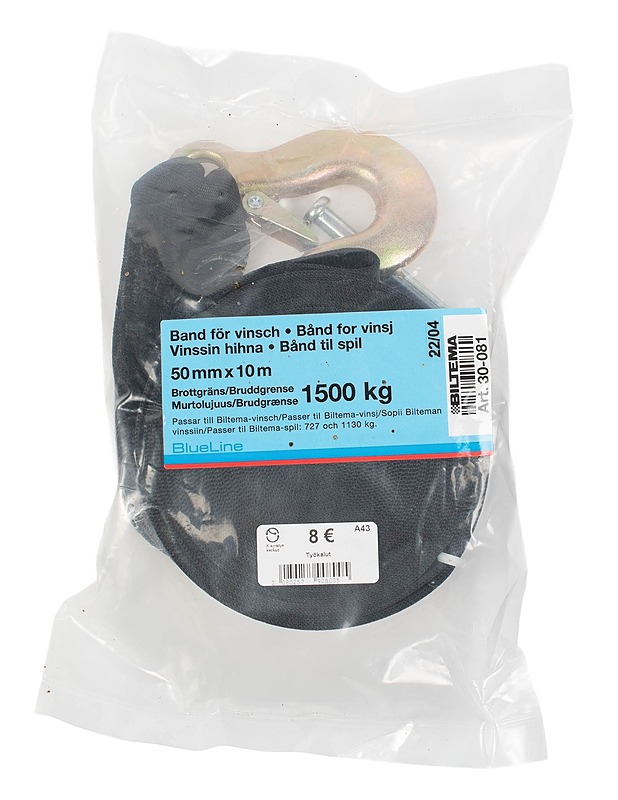 BILTEMA BlueLine vinssin hihna - Rakennustarvikkeet - 10105408794 - 0