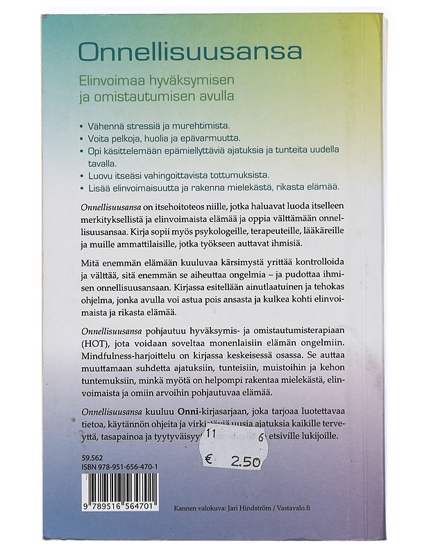 Onnellisuusansa : elinvoimaa hyväksymisen ja omistautumisen avulla - Harris, Russ - Tietokirjat ja oppaat - 10105408865 - 1