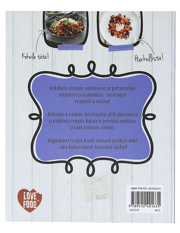 Gluteeniton & maidoton, kiitos! - Nieminen, Aatos - Ruokakirjat - 10105408885 - 1