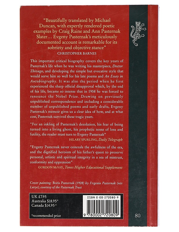 Boris Pasternak: The Tragic Years 1930-60 - Evgeni? Borisovich Pasternak - Elämäkerrat ja muistelmat - 10105408918 - 1