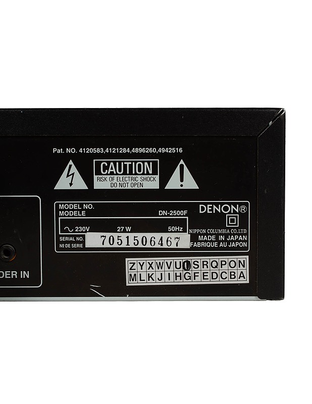 DENON DN-2500F kaksois-CD-soitin, Testaamaton - Audio - 10105408922 - 2