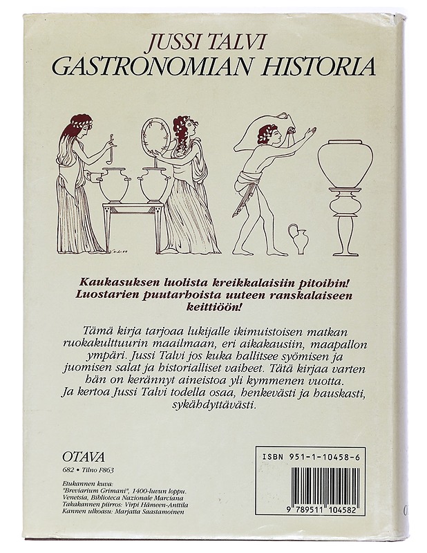 Gastronomian historia - Talvi, Jussi - Historiakirjat - 10105408917 - 1