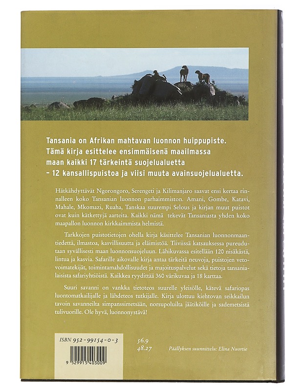 Suuri savanni : Tansanian kansallispuistot ja muut avainsuojelualueet - Marttila, Olli - Tietokirjat ja oppaat - 10105408943 - 1