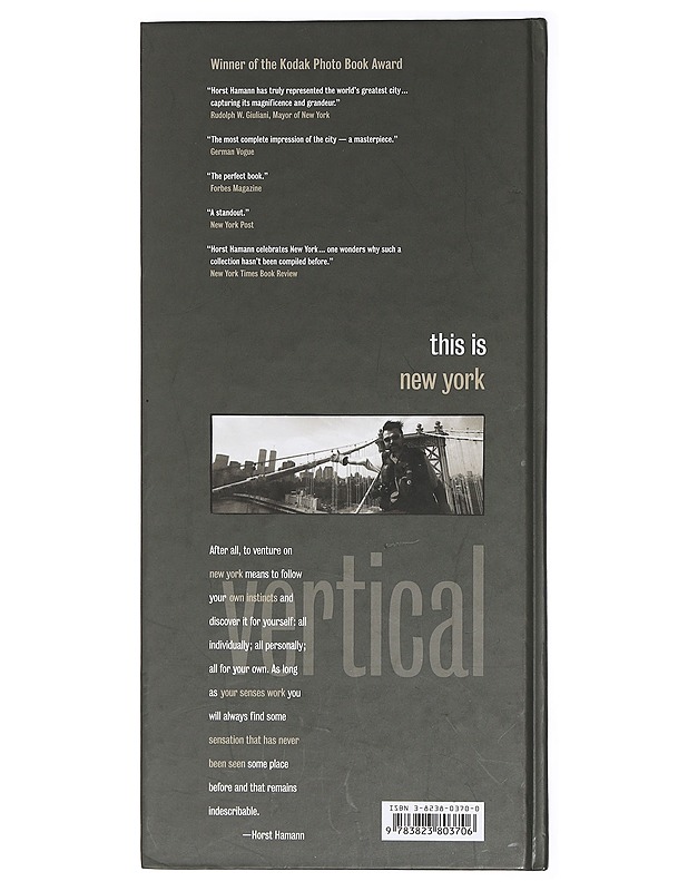 New York vertical - Horst Hamann - Tietokirjat ja oppaat - 10105409078 - 1