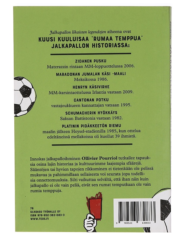 Jalkapallon likaiset legendat - Pourriol, Ollivier - Elämäkerrat ja muistelmat - 10105409122 - 1