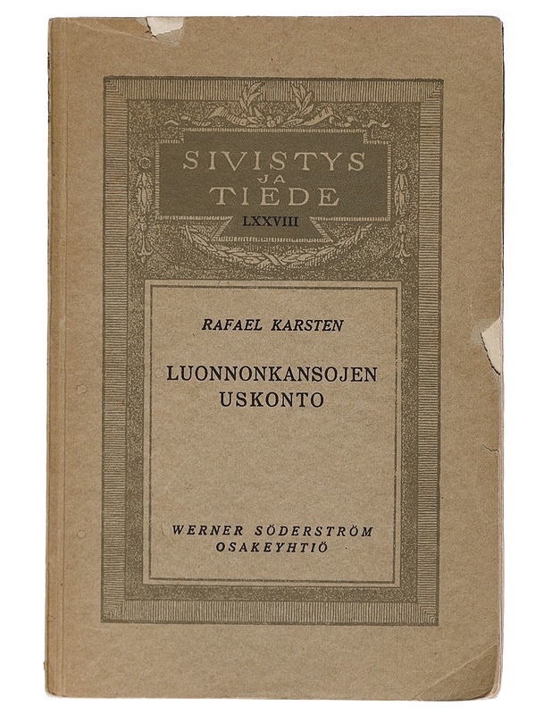 Luonnonkansojen uskonto - Karsten, Rafael - Historiakirjat - 10105409213 - 0