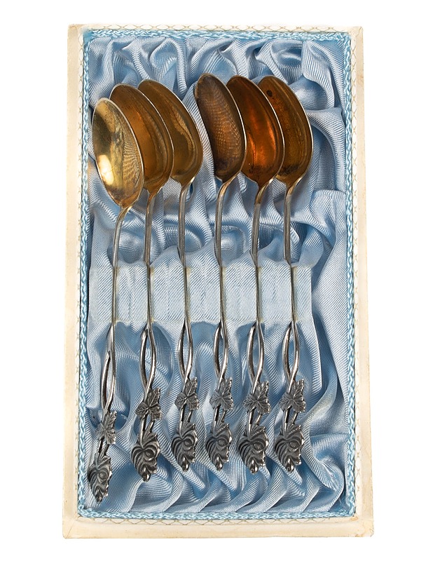 Ruusu kahvilusikat, 6 kpl - Aterimet - 10105409231 - 1