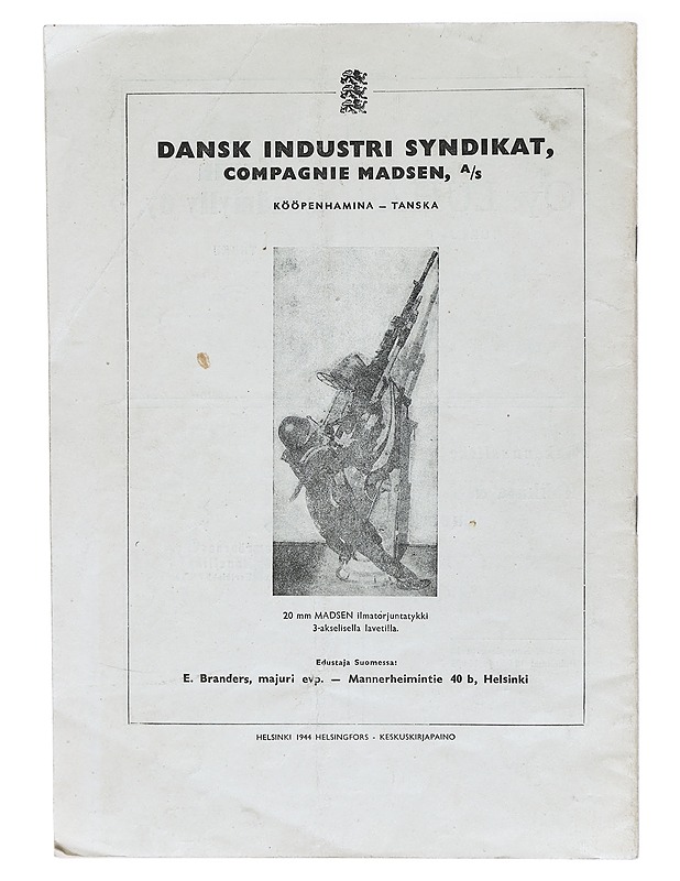 Ilmatorjunta : N:o 3 - K. Teräsalmi - Historiakirjat - 10105409269 - 1