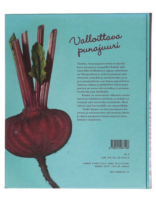 Punajuuri : ruokaohjeita ja ideoita - Pelliccioni, Sanna - Ruokakirjat - 10105409300 - 1