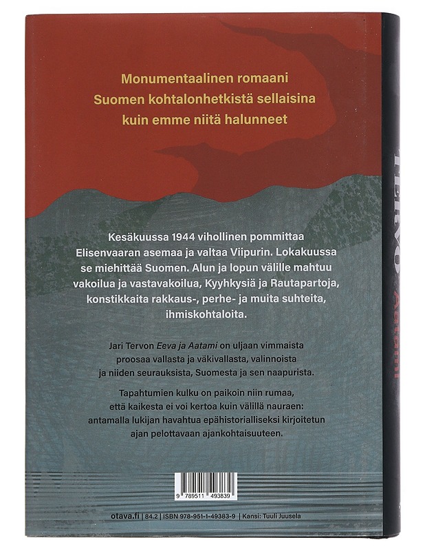 Eeva ja Aatami : epähistoriallinen romaani - Jari Tervo - Historiakirjat - 10105409311 - 1