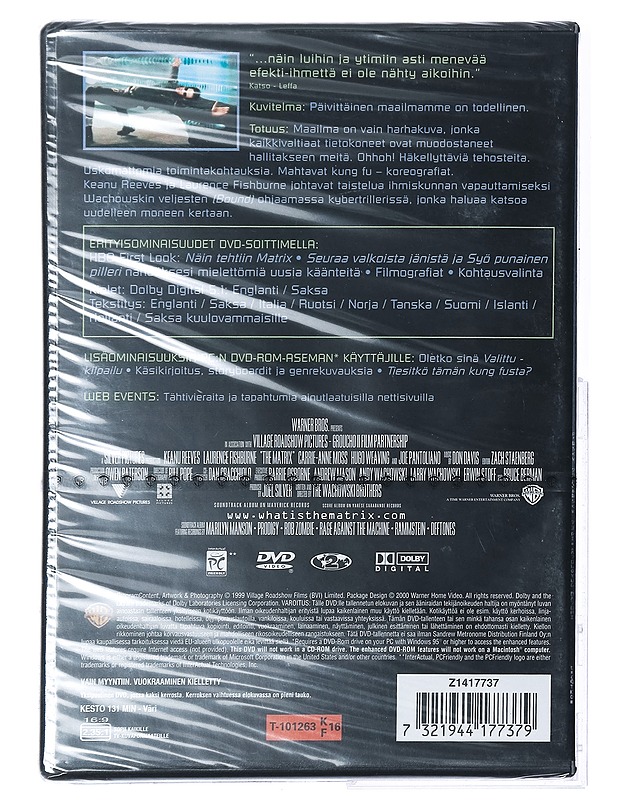 Matrix - DVD - DVD-elokuvat - 10105409329 - 1