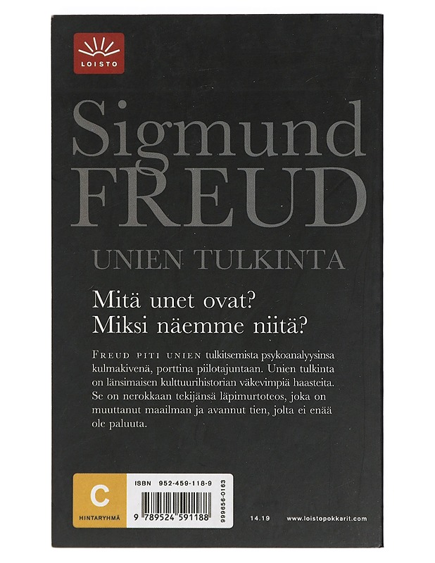 Unien tulkinta - Freud, Sigmund - Tietokirjat ja oppaat - 10105409369 - 1