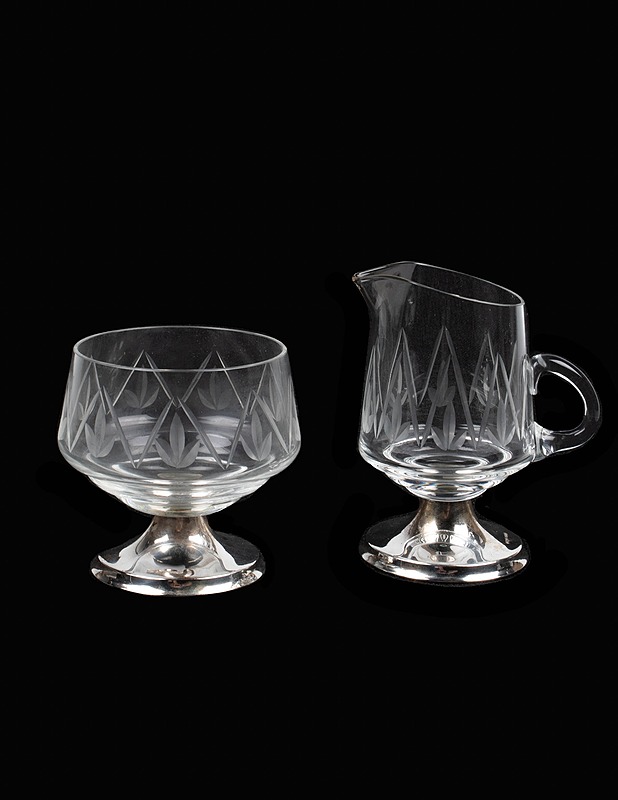 KUOPION KULTASEPPÄ sokerikko ja kermakko setti - Tarjoiluastiat - 10105409422 - 2