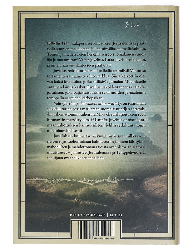 Valter Juvelius ja kadonneen arkin metsästys - Timo R. Stewart - Elämäkerrat ja muistelmat - 10105409414 - 1