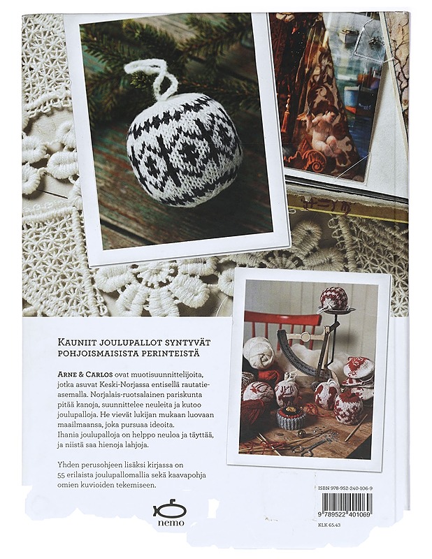 Joulupallot : yksi ohje, 55 mallia - Arne - Käsityökirjat - 10105409448 - 1