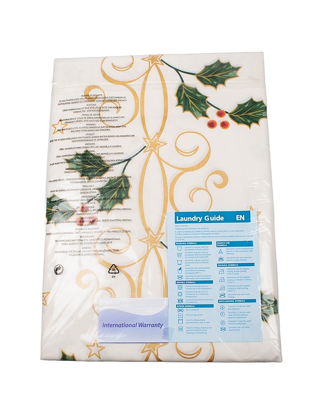 Joulupöytäliina, 150x200 cm + lautasliinat, 6 kpl - Joulutuotteet - 10105409450 - 1