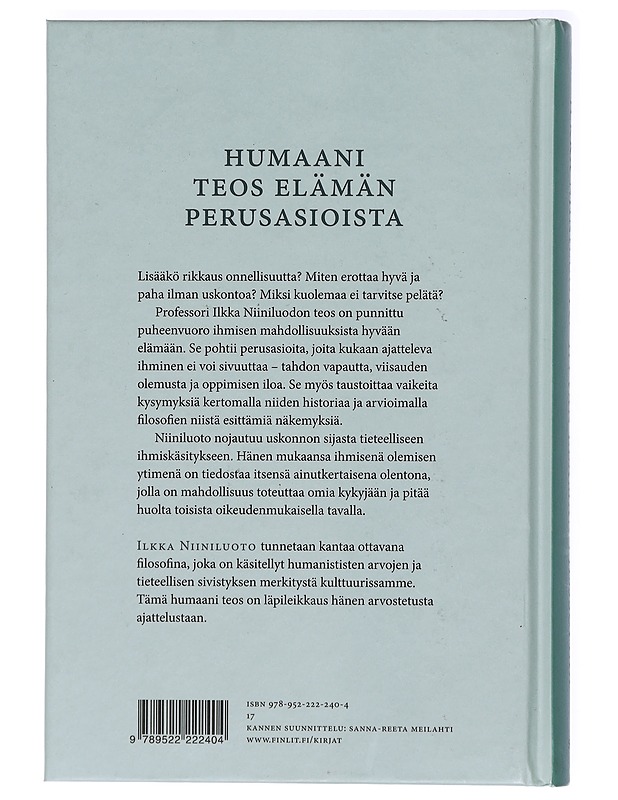 Hyvän elämän filosofiaa - Ilkka Niiniluoto - Tietokirjat ja oppaat - 10105409457 - 1