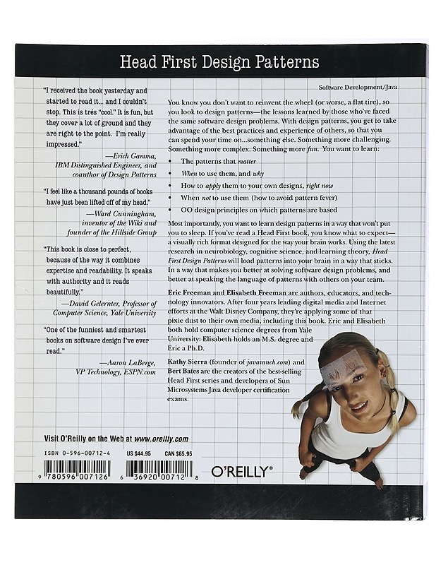 Head first design patterns - Freeman, Eric - Tietokirjat ja oppaat - 10105409463 - 1