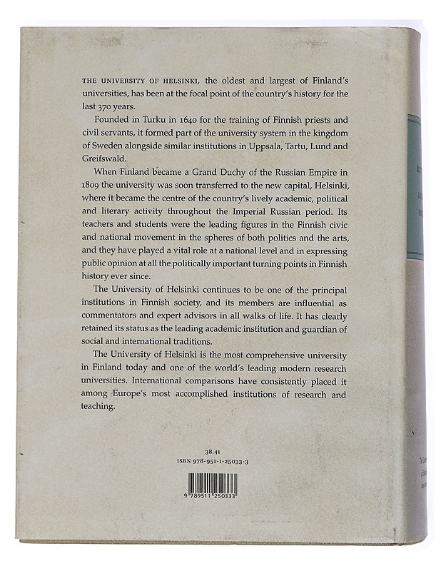 A European university : The University of Helsinki 1640-2010 - Klinge, Matti - Historiakirjat - 10105409467 - 1
