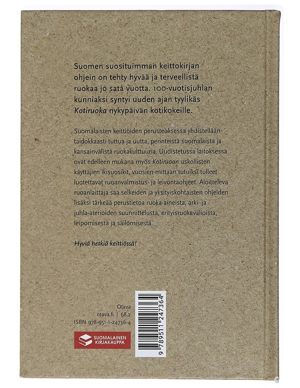 Kotiruoka - Isotalo, Kaisa - Ruokakirjat - 10105409486 - 1