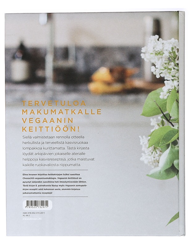 Vegaanin keittiössä : parempaa arkiruokaa kasviksista - Innanen, Elina - Ruokakirjat - 10105409509 - 1