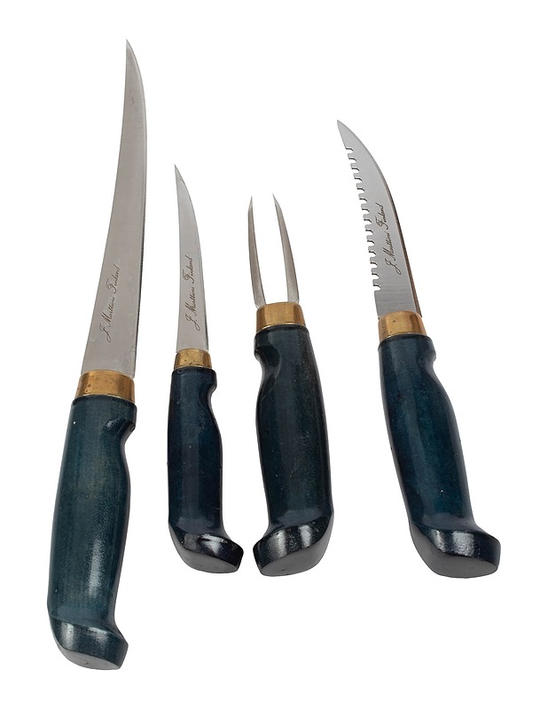 J. MARTTIINI kalaveitset ja teline - Muut astiat - 10105409573 - 2