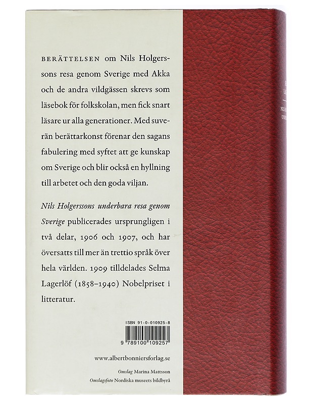 Nils Holgerssons underbara resa genom Sverige - Selma Lagerlöf - Romaanit ja novellit - 10105409574 - 1