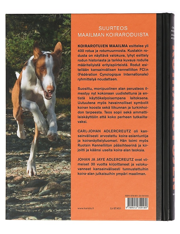 Koirarotujen maailma - Adlercreutz, Carl-Johan - Tietokirjat ja oppaat - 10105409590 - 1