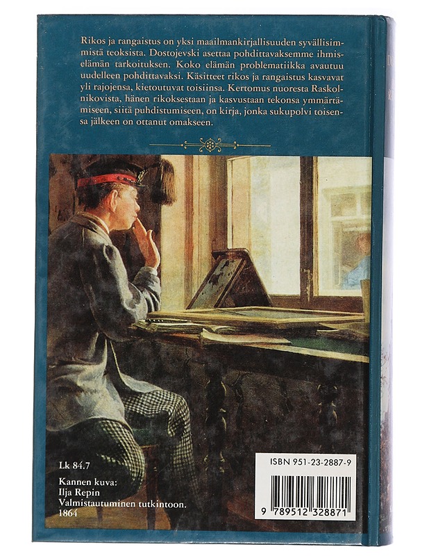 Rikos ja rangaistus - Dostojevski, F. M. - Romaanit ja novellit - 10105409592 - 1