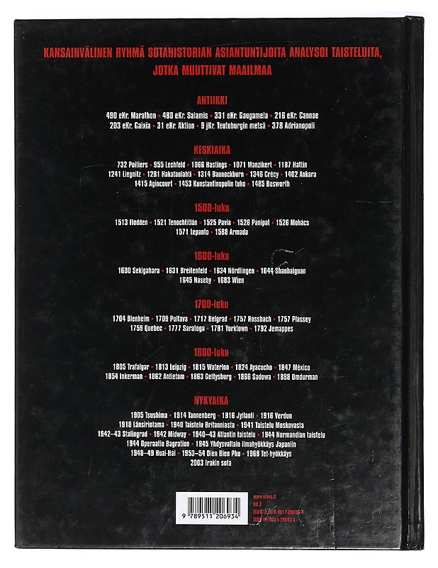 Maailman suurimmat taistelut - Black, Jeremy - Historiakirjat - 10105409595 - 1