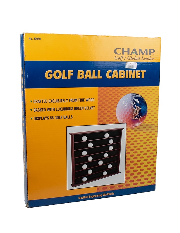 CHAMP Golf Ball Cabinet hylly - Muut urheiluvälineet ja vapaa-aika - 10105409611 - 0