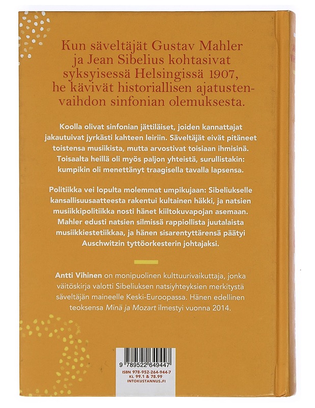 Sibelius & Mahler : kohtaaminen Helsingissä - Antti Vihinen - Tietokirjat ja oppaat - 10105409617 - 1
