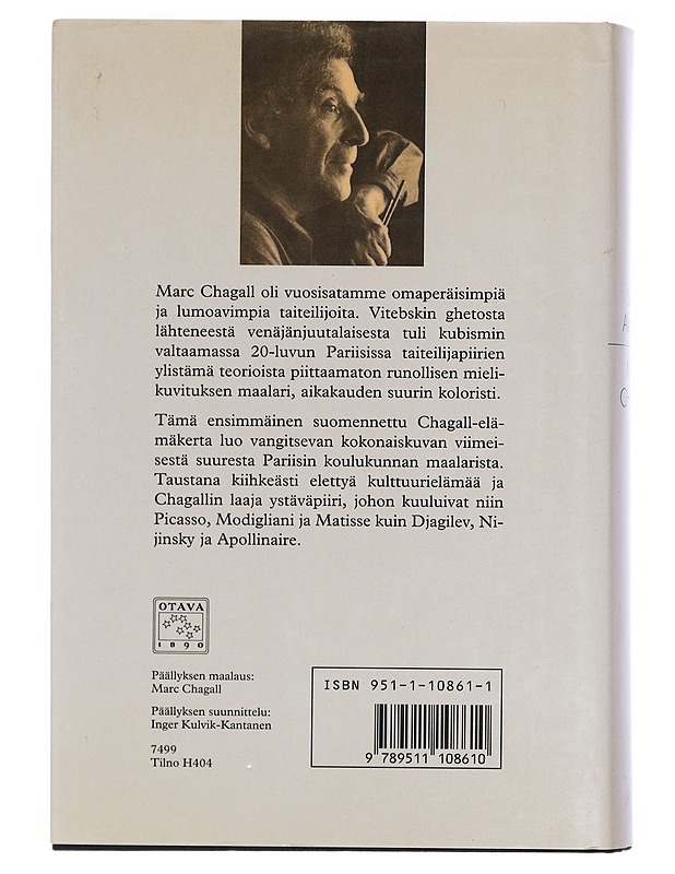 Marc Chagall - Alexander, Sidney - Elämäkerrat ja muistelmat - 10105409619 - 1