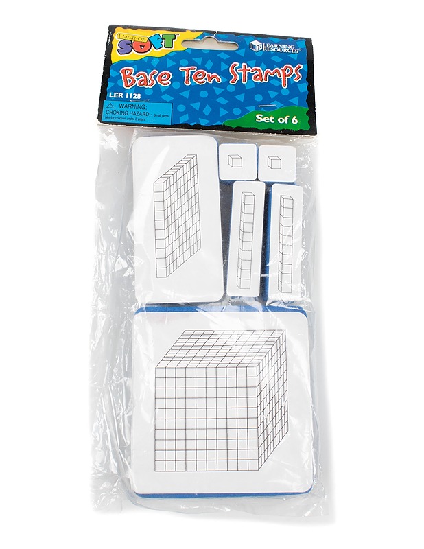 Base Ten Stamps leimasin, 6 kpl - Askartelu - 10105409661 - 0