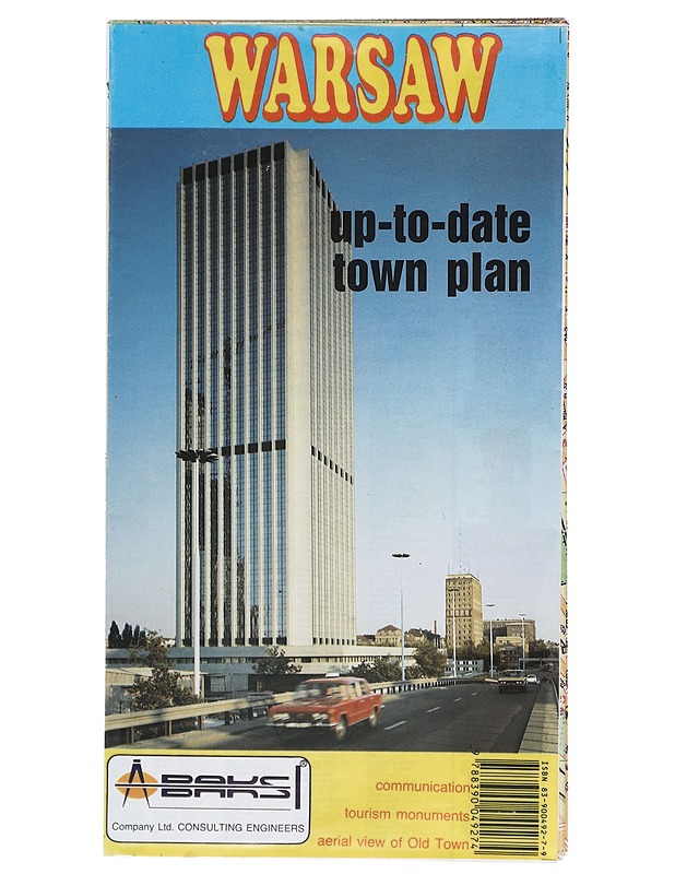 Warsaw : up to date town plan - Matkaoppaat ja sanakirjat - 10105409667 - 0