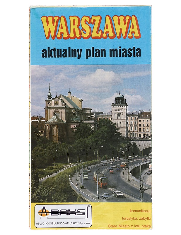 Warsaw : up to date town plan - Matkaoppaat ja sanakirjat - 10105409667 - 1