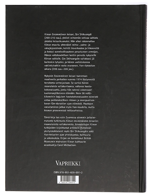 Terrakotta-armeija ja Kiinan keisarien aarteet - Michaelson, Carol - Historiakirjat - 10105409702 - 1